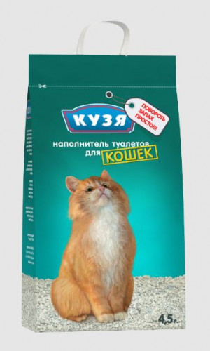 КУЗЯ наполнитель для кошачьего туалета впитывающий (4,5 л)