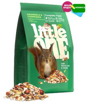 Little One Полнорационный корм для белок и бурундуков 400гр