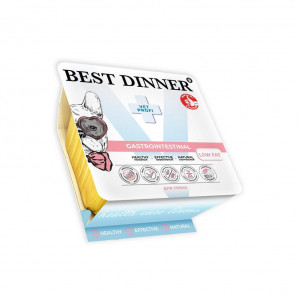 Best Dinner Vet Profi Gastrointestinal Low Fat Нежный паштект для собак с индейкой - 100 гр (ламистер)