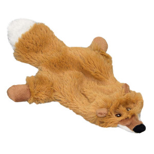Игрушка для собак DOGMAN. "Лиса" с пищалкой, 28 см