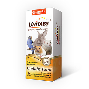 Unitabs Total для для кроликов, птиц и грызунов, 10 мл