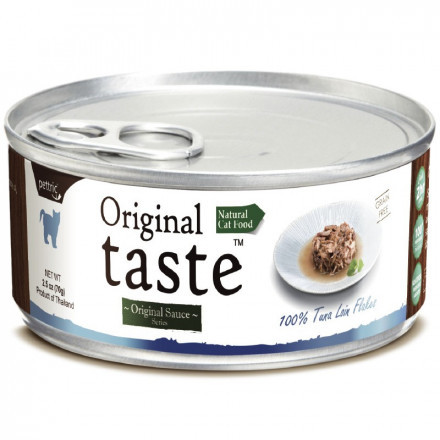 Pettric консервы для кошек Original Taste/ Тунец в соусе 100%, 70г