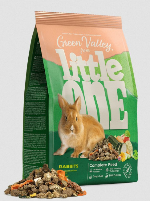 Little One «Зеленая долина» Корм из разнотравья для кроликов, 15кг