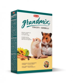 PADOVAN - корм GRANDMIX Criceti-Gerbilli комплексный для хомяков и песчанок 400г.